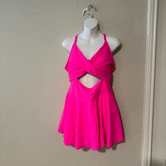 Aimage Other - Aimage Hot Pink Skirted One Piece Bathing Swim Suit XXL NWT